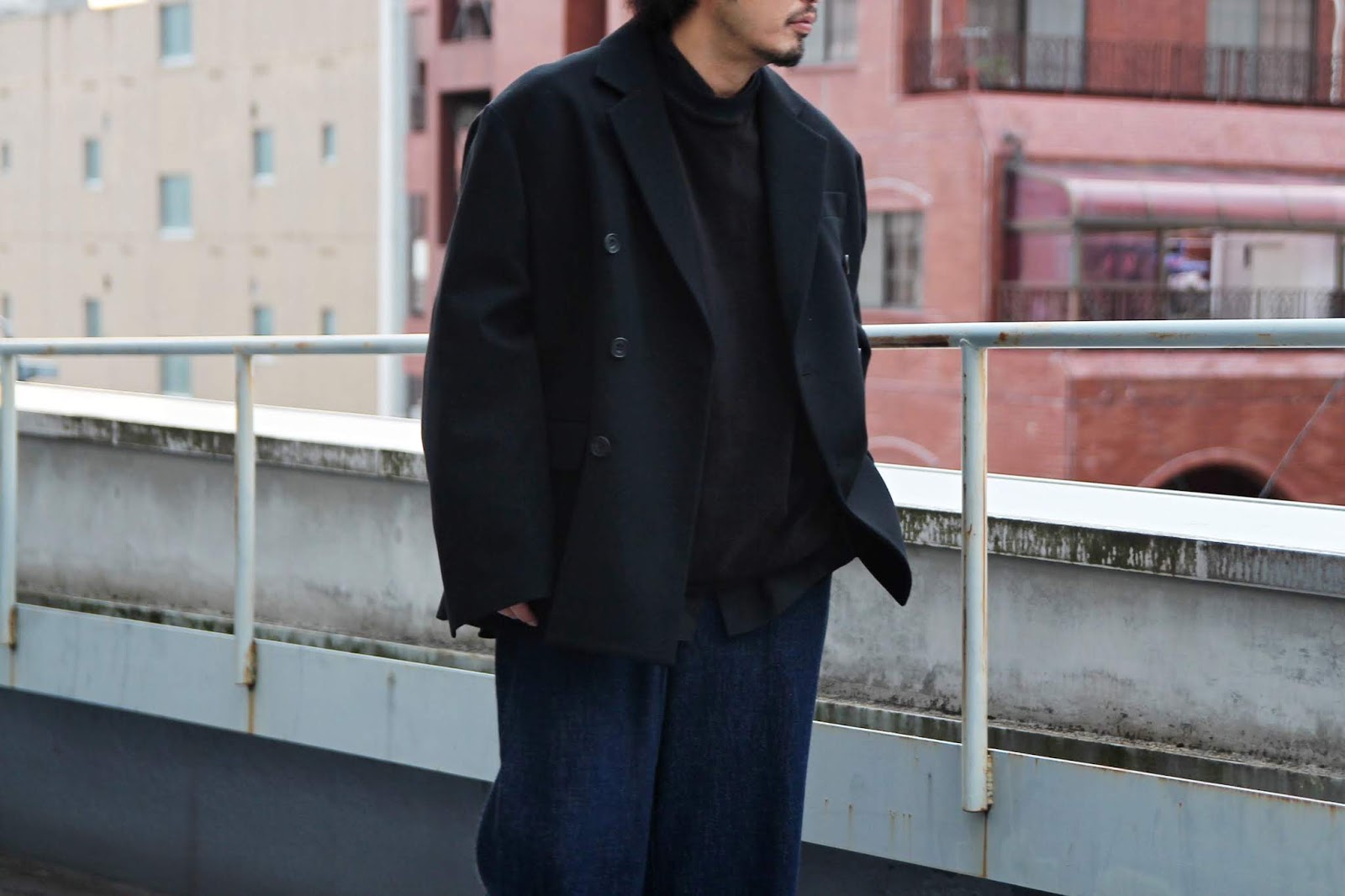 stein ／ OVERSIZED DOUBLE BREASTED JACKET stein Oversized Double Breasted Jacket