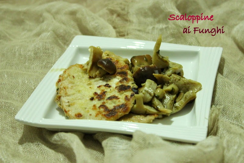 scaloppine ai funghi