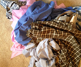Humble Quilts: Pile O' Shirts