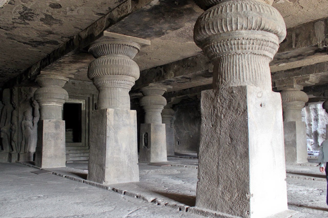 Massive Pillar structures inside the cave