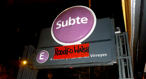 carpitamuralismo y arte público Estación Rodolfo Walsh (ex Entre Ríos)