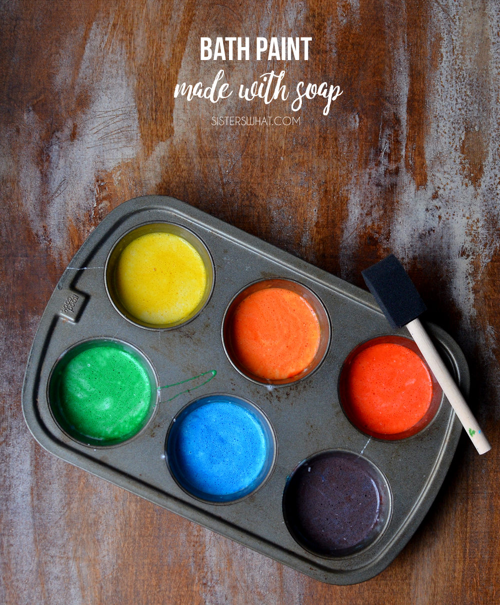 How to Make Bath Paint Made With Soap Sisters, What!