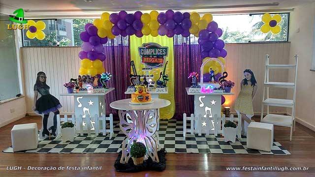 Decoração de festa infantil Cúmplices de um Resgate - Provençal simples Decoração festa de aniversário infantil Cúmplices de um Resgate