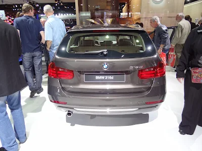 2013 BMW 316d touring rear