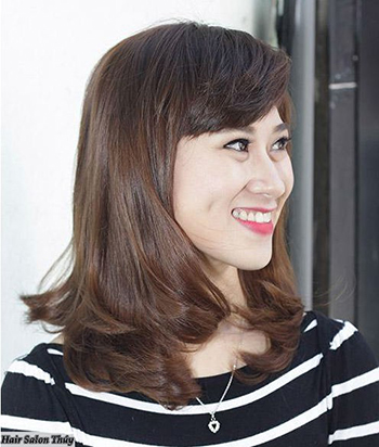 Nhuộm màu nâu cà phê giúp sáng da nhuom toc mau nau ca phe