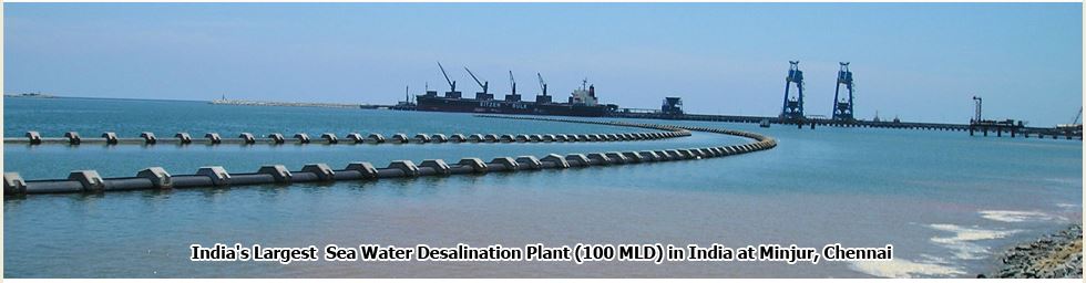 IVRCL - India's largest desalination plant at Minjur, Chennai