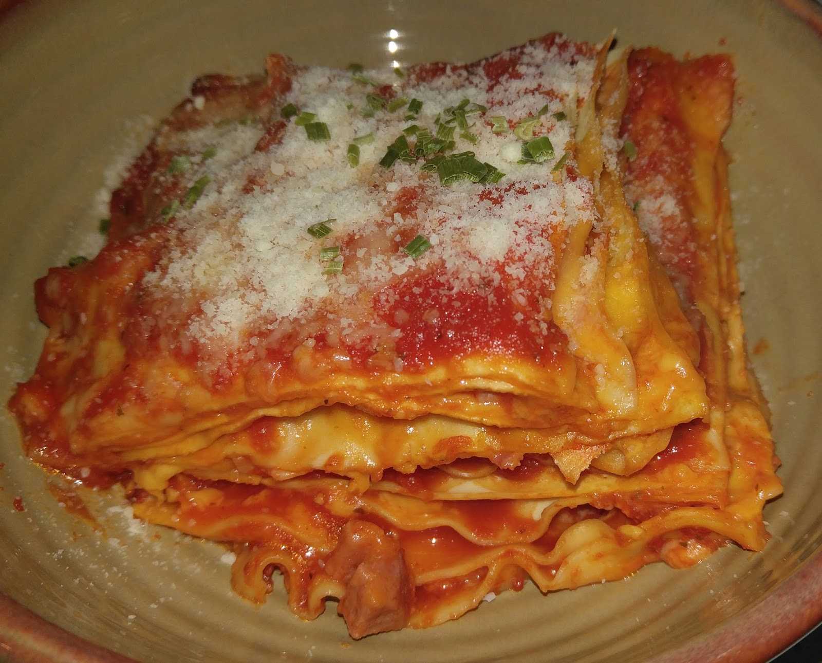 Rebecca's Amazing Creations Ham and Cheddar Lasagna