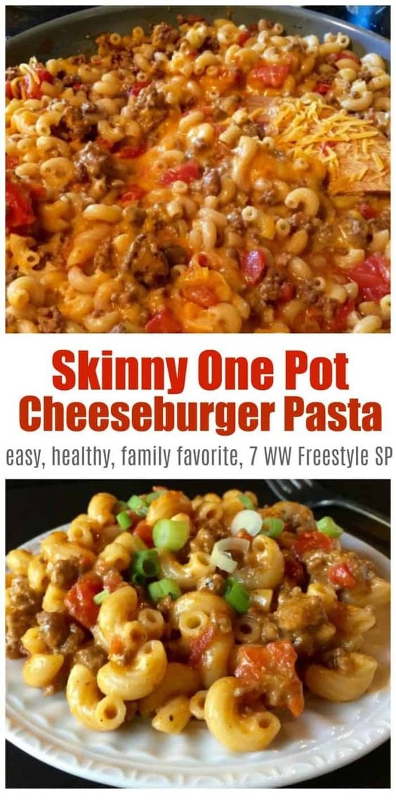 How To Make Skinny Cheeseburger Pasta Skillet Recipe