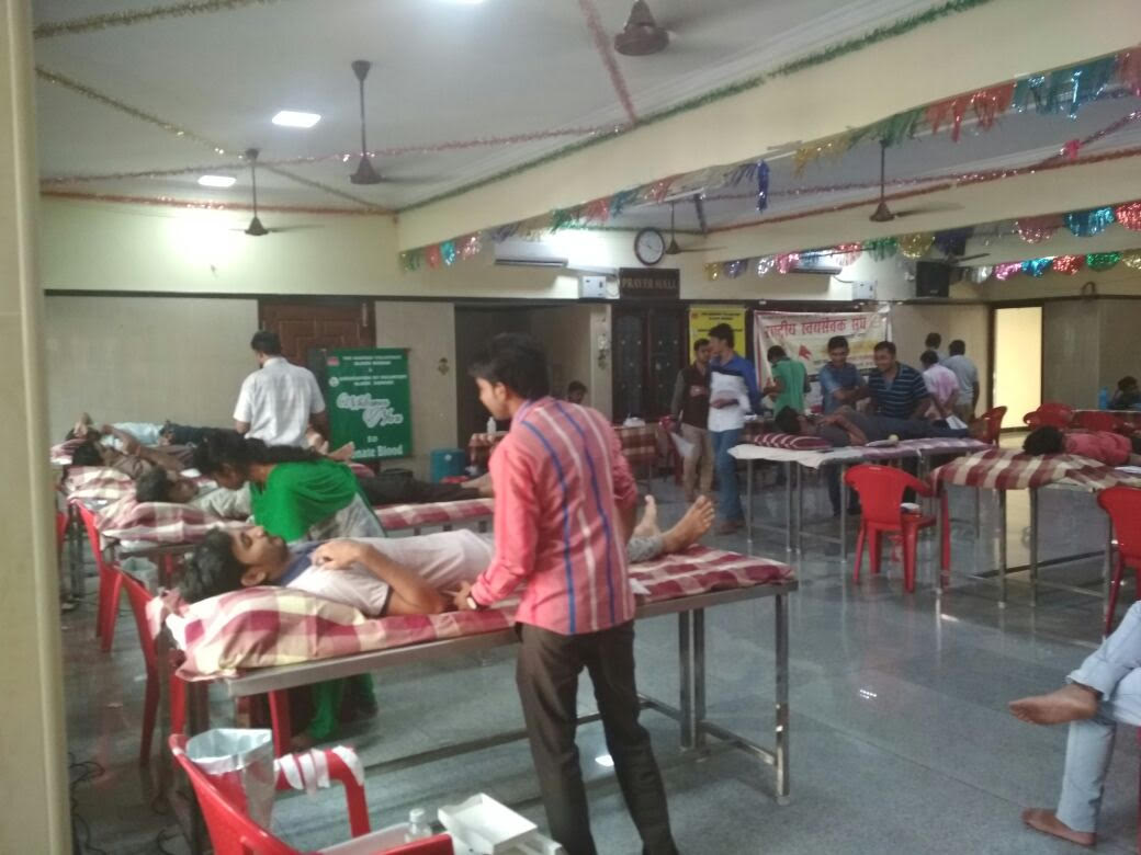 Vishwa Samvad Kendra Tamilnadu Blood Donation by RSS Volunteers at