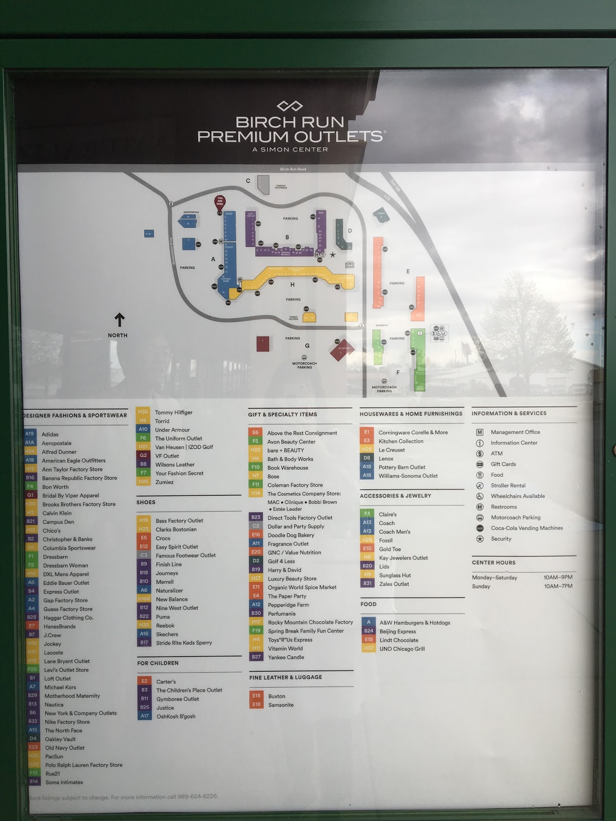 ノバイブログ Birch Run Premium Outlets(バーチラン・プレミアム・アウトレット）