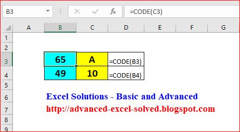 CODE | Excel Solutions - Basic and Advanced