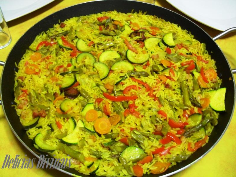 Delícias Divinais Paella de Legumes
