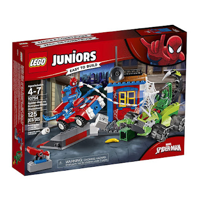 Lego Junior Spider-Man Vs. Scorpion Street Shutdown Building Blocks (125pcs) 10754 https://amzn.to/2IcfeBs