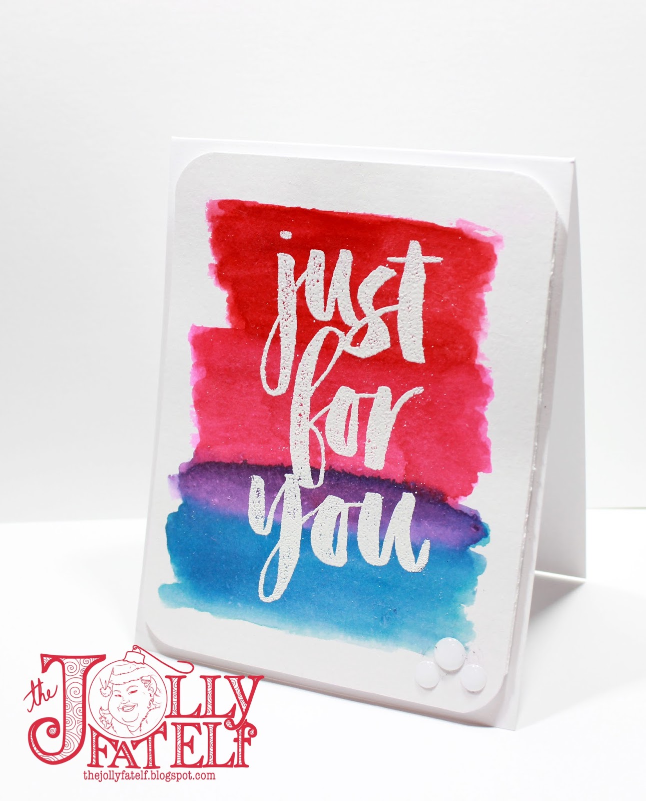 The Jolly Fat Elf Stampin' Up! Botanicals for You Watercolor Card