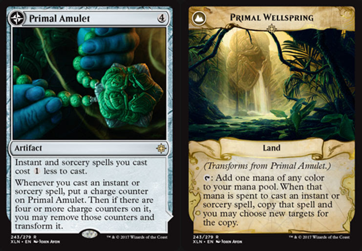 Magic the Gathering Adventures Ixalan Set Review Double Faced Cards (DFCs)