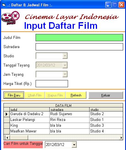 Download aplikasi penjualan ticket bioskop online