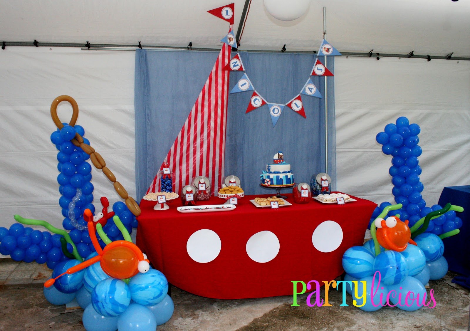 partylicious events pr: little sailor bear 1st birthday