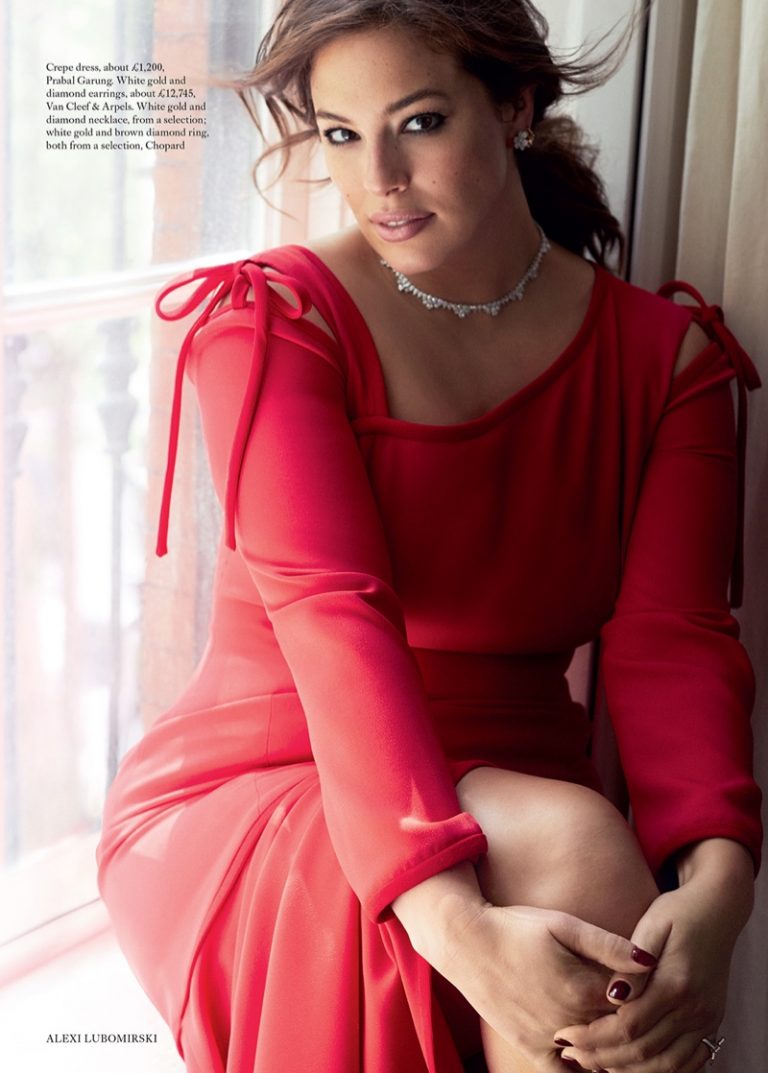 Ashley Graham flaunts curves for Harper's Bazaar UK