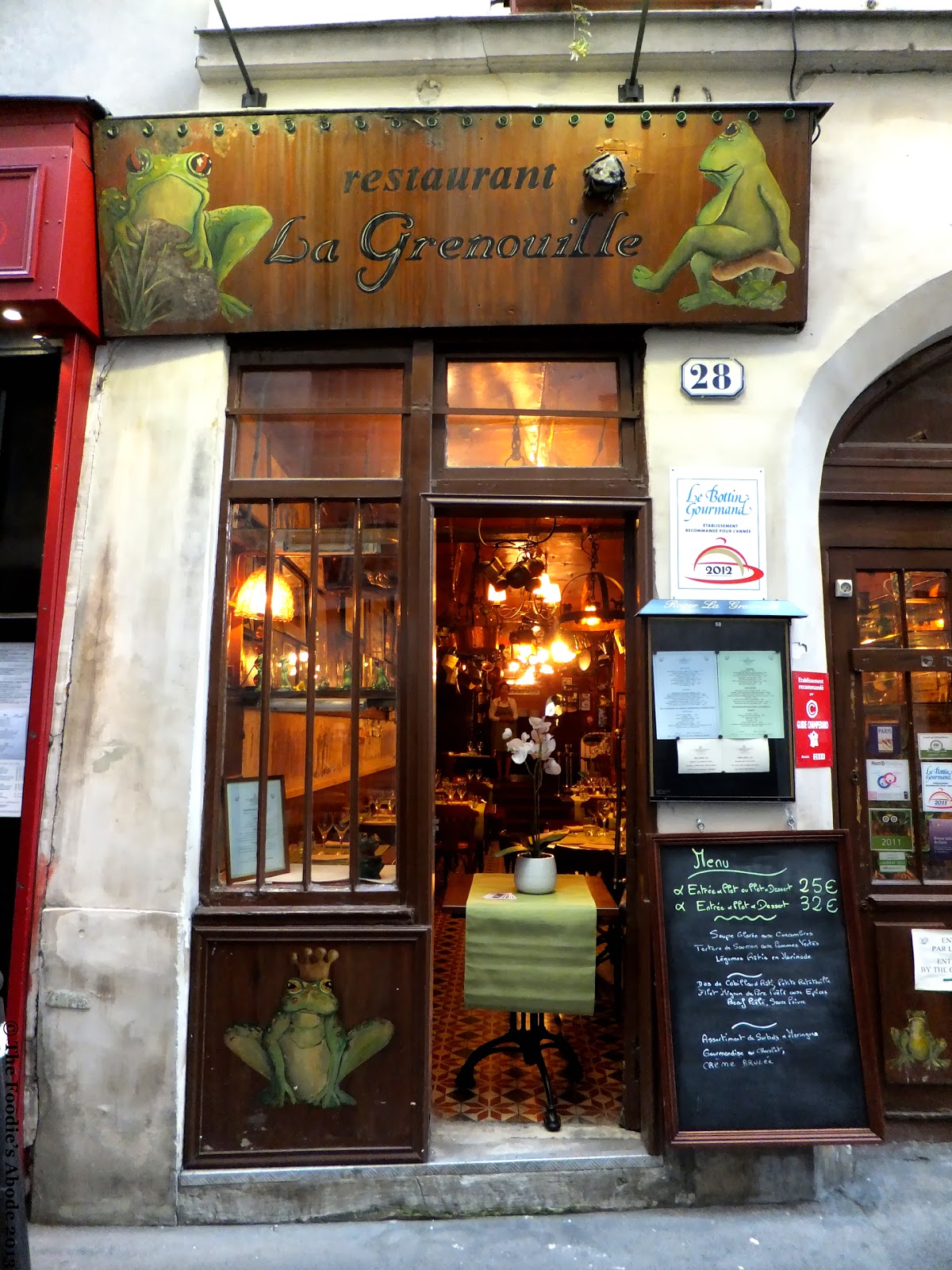 The Foodie's Abode Dinner at Roger la Grenouille, Paris not your