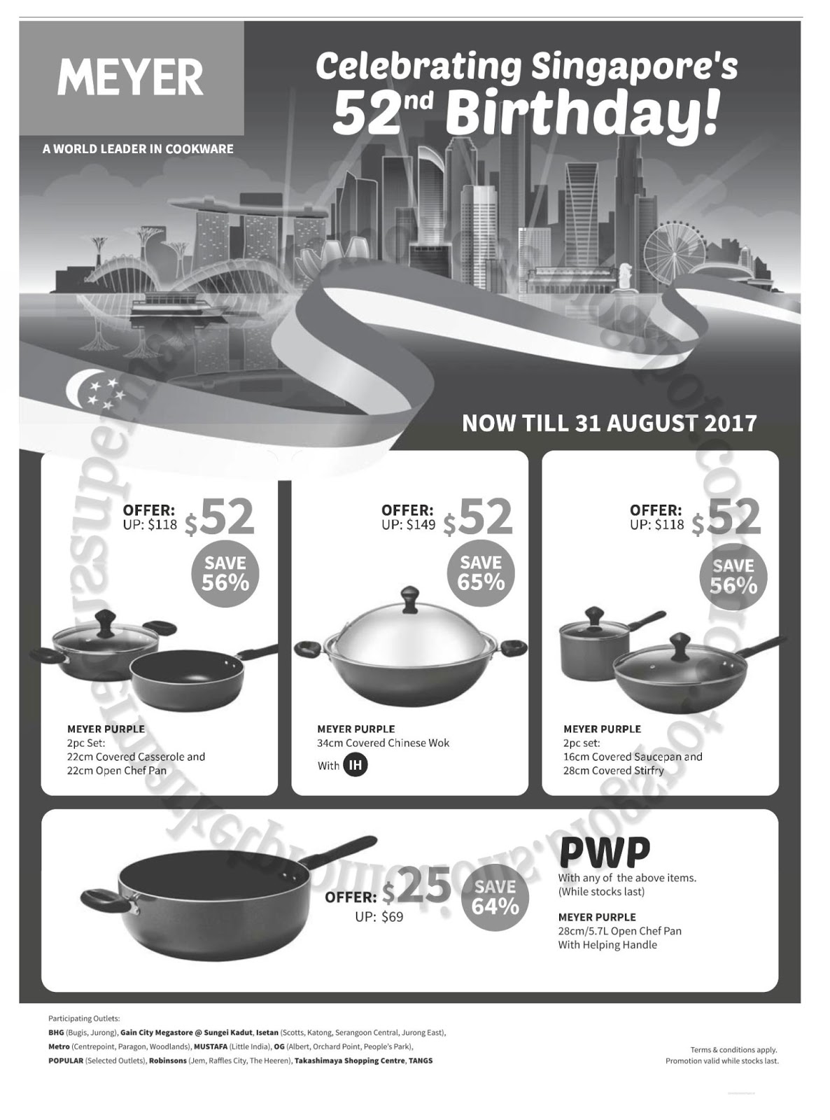 Meyer Singapore 52nd Birthday Promotion 04 31 August 2017