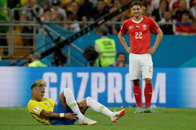 Melhores momentos do jogo Brasil 1 x 1 Suíça Copa do Mundo Neymar foi um dos alvos da forte marcação suíça na estreia da Seleção Brasilera
