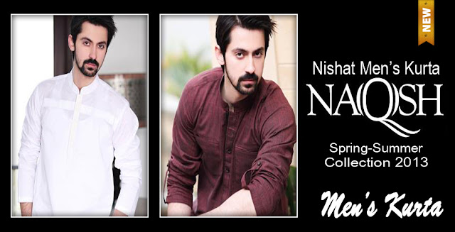Nishat Men's Kurta Spring-Summer Collection 2013