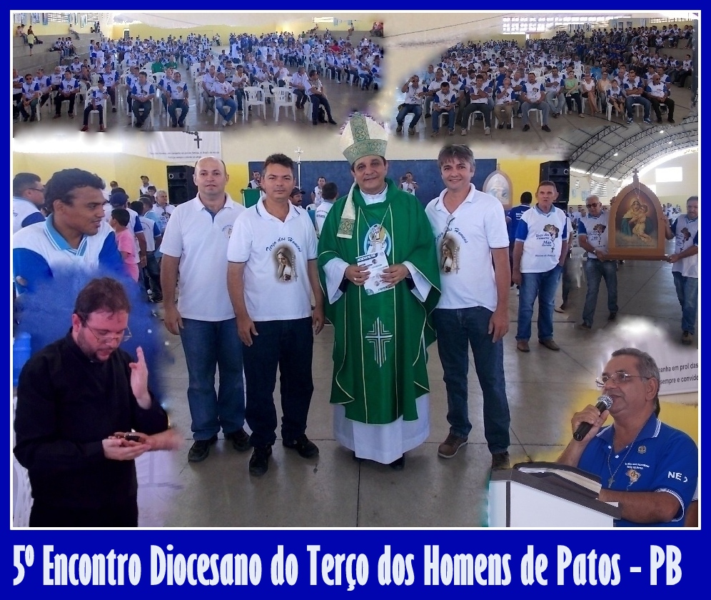 Fotos do 5º Encontro Diocesano do Terço dos Homens de Patos - PB