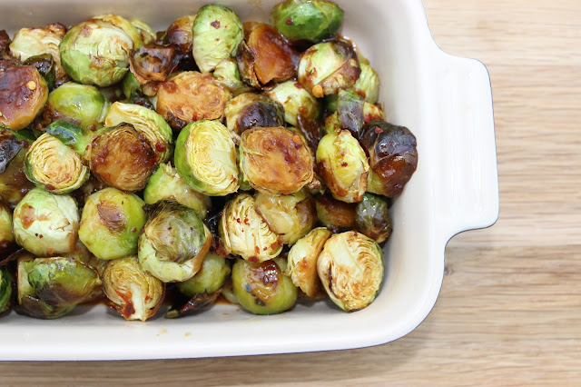 miso roasted brussels sprouts