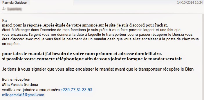 Envoyer Un Mail D Une Fausse Adresse Bouillons de Cultures: Les sites de ventes en ligne : attention aux