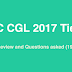 SSC CGL 2017 Tier-2 English Review & Questions asked (19.02.2018)