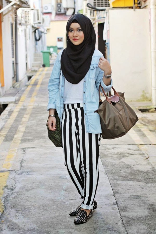 Hijab Style: Classic Preppy Chic