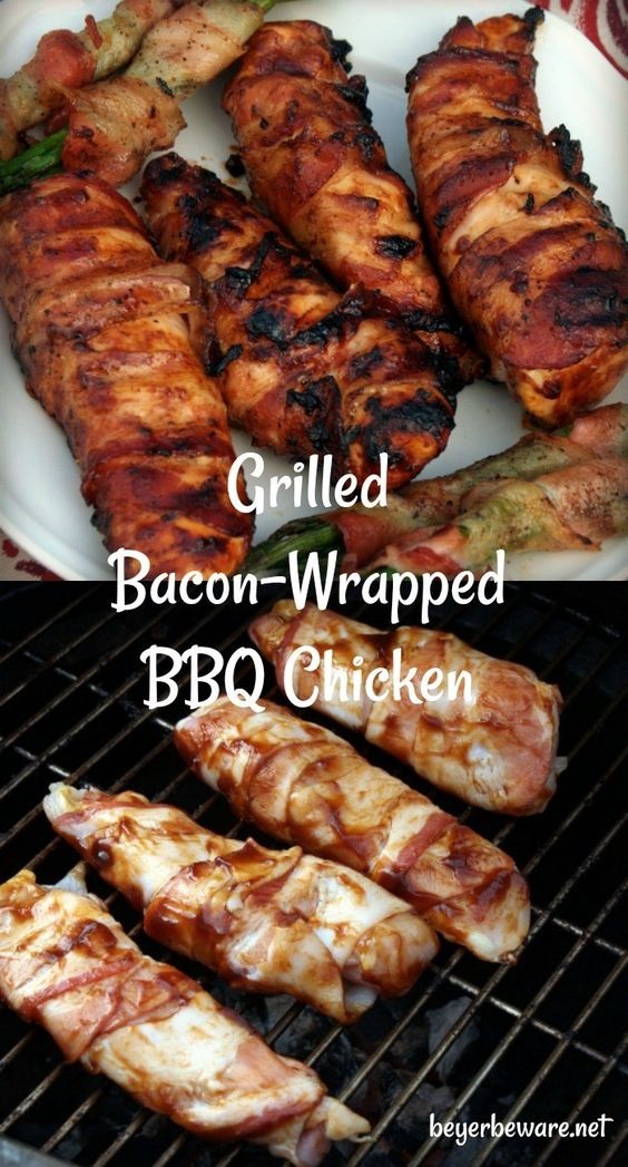 Bacon Wrapped BBQ Chicken