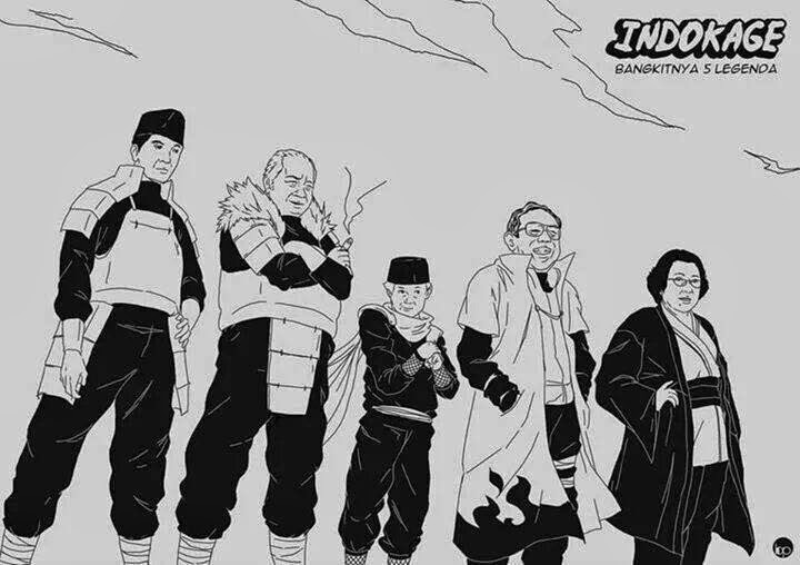 Persamaan Presiden Indonesia & Hokage Konoha - | Future Probity