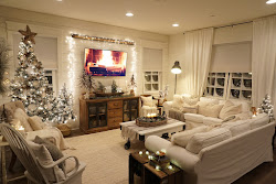 Cozy Christmas Living Room Night Tour Mrs Rollman Blog