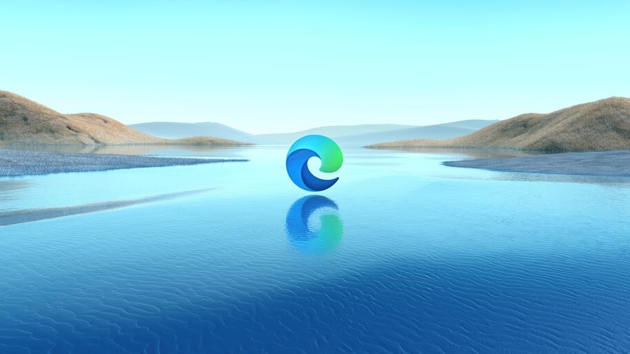 Microsoft, Edge, Logo, 8K, #6.2181