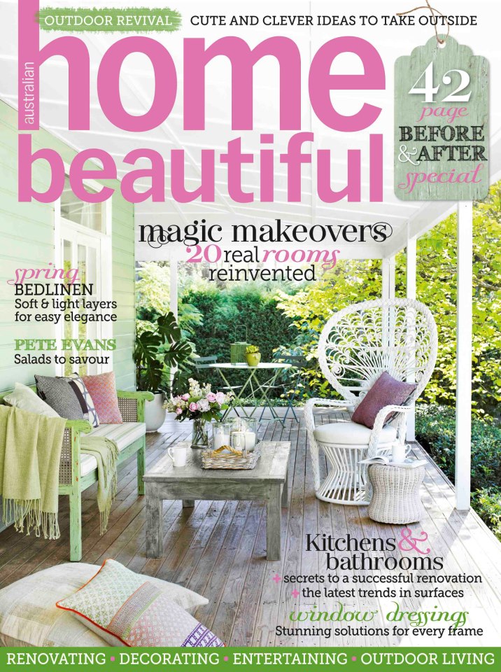 On sale now: Home Beautiful November 2012 : Table Tonic