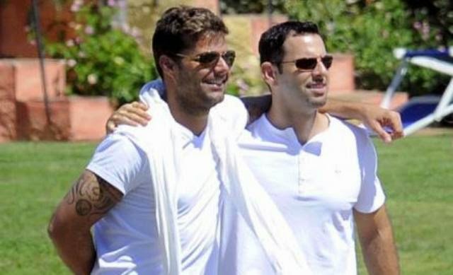 Ricky Martin y su novio, 1 Ricky Martin y su novio, 1