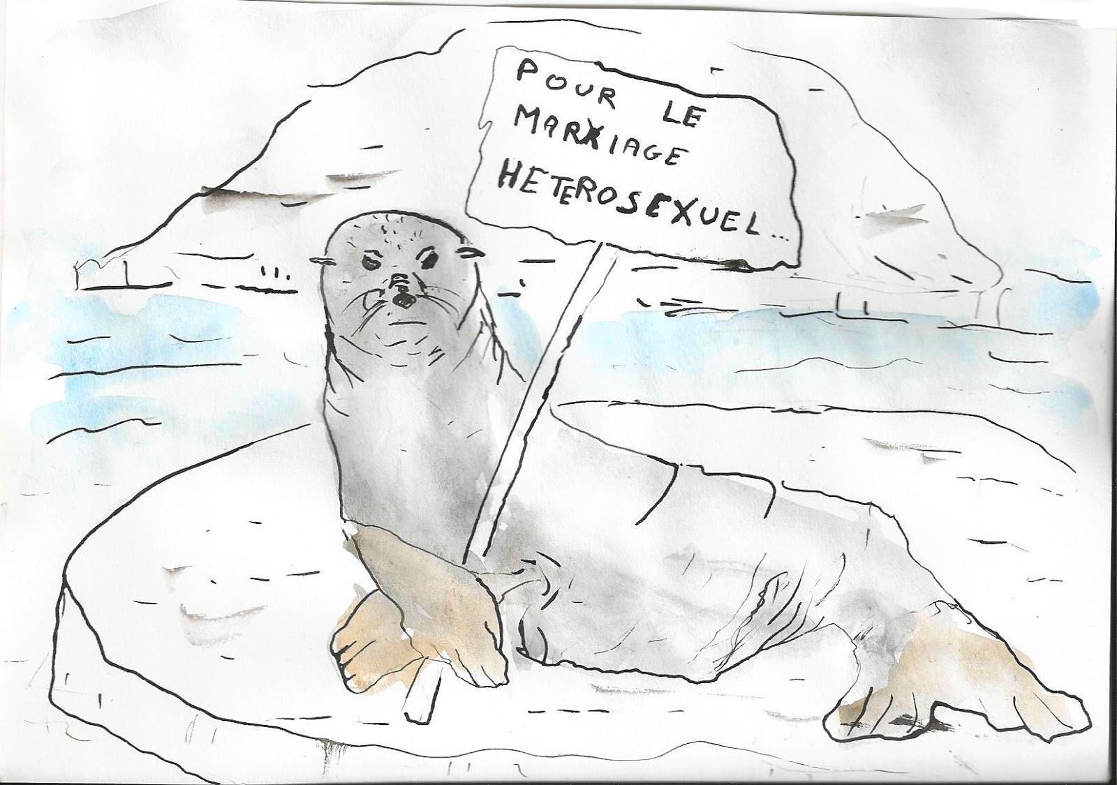 Comic Trip Phoque les PD