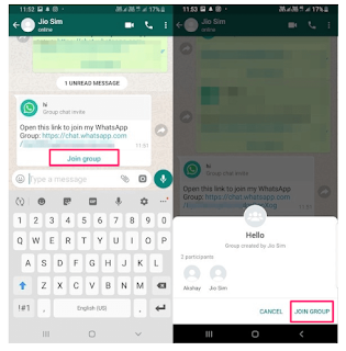 Cara Menambahkan Orang ke Grup WhatsApp Dengan Cara Berbagi Tautan ( Via Invite Link )