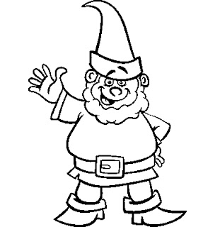 Fantasy Coloring Pages Images: Dwarves And Gnomes Coloring Pages