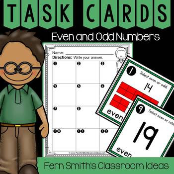 2nd Grade Go Math 1.1 Even or Odd Numbers Task Cards 2nd Grade Go Math 1.1 Even or Odd Numbers Task Cards