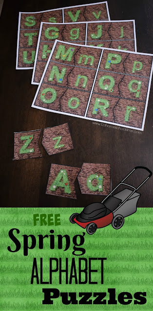 Kids will love practicing identifying upper and lower case letters with this spring Printable Alphabet Puzzles. This upper and lowercase letter matching is perfect for preschool, pre-k, and kindergarten age students who are learning their letters. Simply print pdf with alphabet matching printable and you are ready to play and learn with this summer activity for kindergarten.