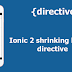 Building A Shrinking Header Directive In Ionic 2