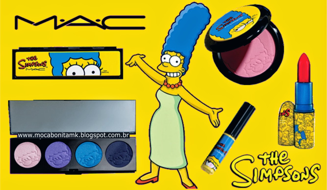 Moça Bonita Makeup Nova Coleção Da Mac Marge Simpson 
