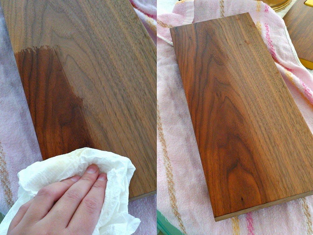 How to oil raw teak or walnut wood How to oil raw teak or walnut wood