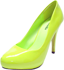 Lime Green High Heel Shoes | Fashionate Trends