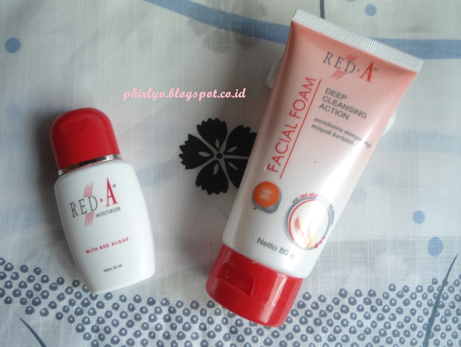 REVIEW REDA MOISTURIZER WITH RED ALGAE & REDA FACIAL FOAM FOR OILY
