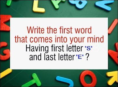 Word Brain Teaser in English for Students