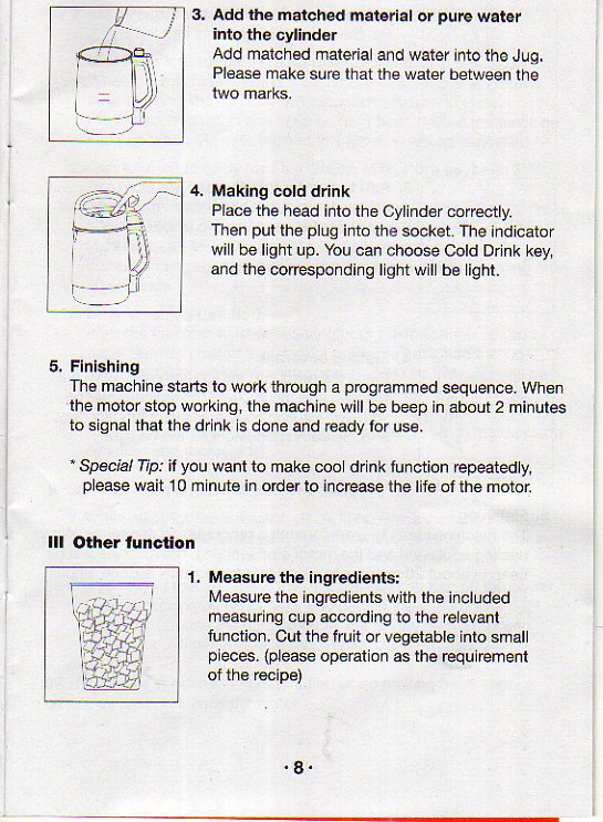 Healthy Living 123 (Since 2007) 健康生活123 User Manual of Joyoung (Soy