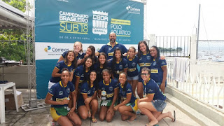 Bauruense Campeã Brasileira Sub-18 Feminina de Polo Aquático de 2017